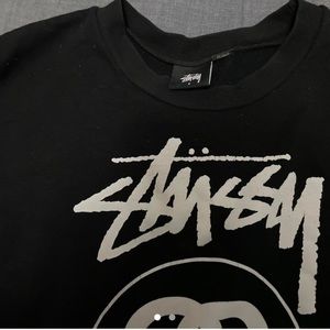 black stussy sweatshirt